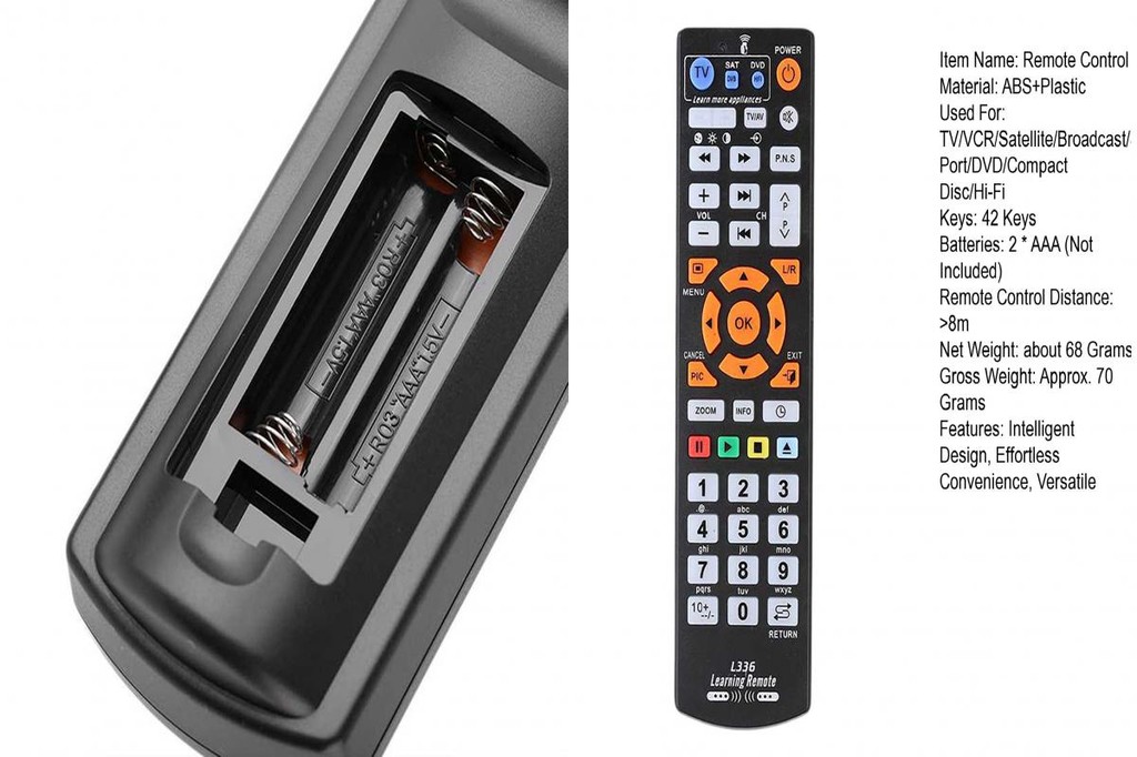 Hi-fi System Remote Control Universal for Tv Cbl Dvd Sat with Chipset ...