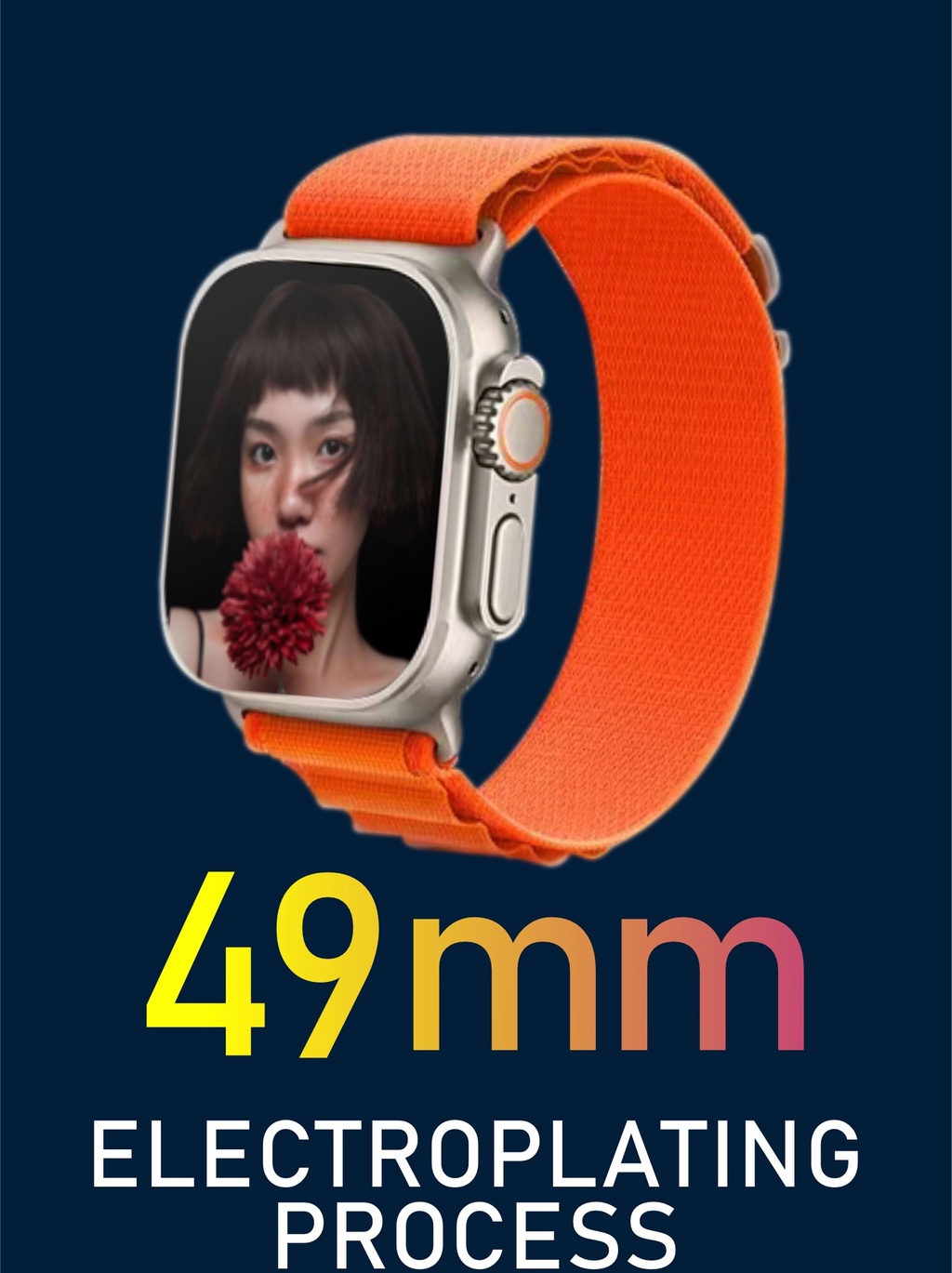 hello3 HELLO Watch 3 PLUS Reloj Inteligente Serie 8 Ultra 2,04 Pulgadas  Pantalla Amoled 49mm Bluetooth Smartwatch Impermeable Álbum De Fotos Música  Local EBook PX93