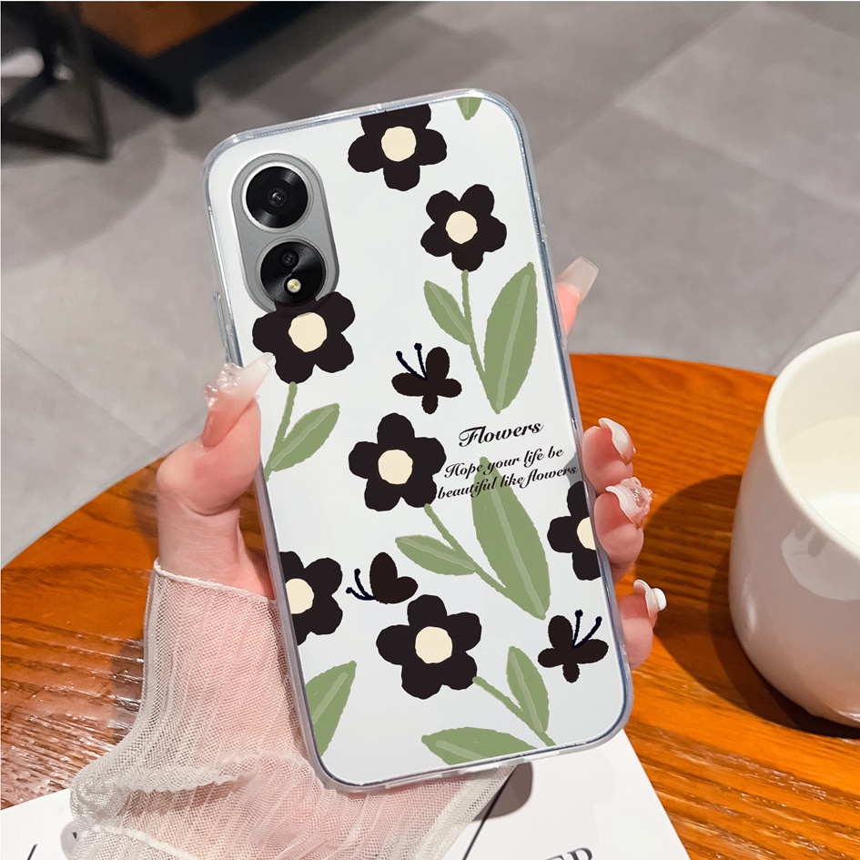 BORYA Cover per OPPO Reno 8 Lite 5G (OPPO Reno8 Lite), Ultra Sottile Antiurto Morbida Silicone TPU Bumper Custodia, Elegante Placcatura Phnom Penh Lusso Leggero Anticaduta Case, Bianco