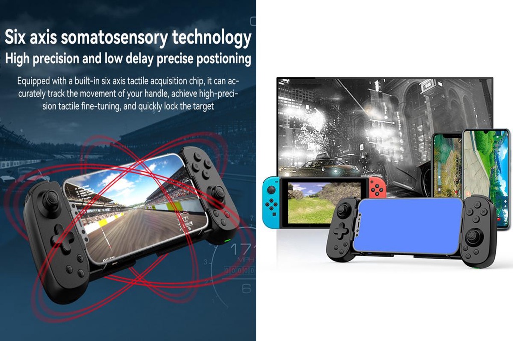 Universal Gamepad Joystick High Performance Bluetooth Game Controller ...