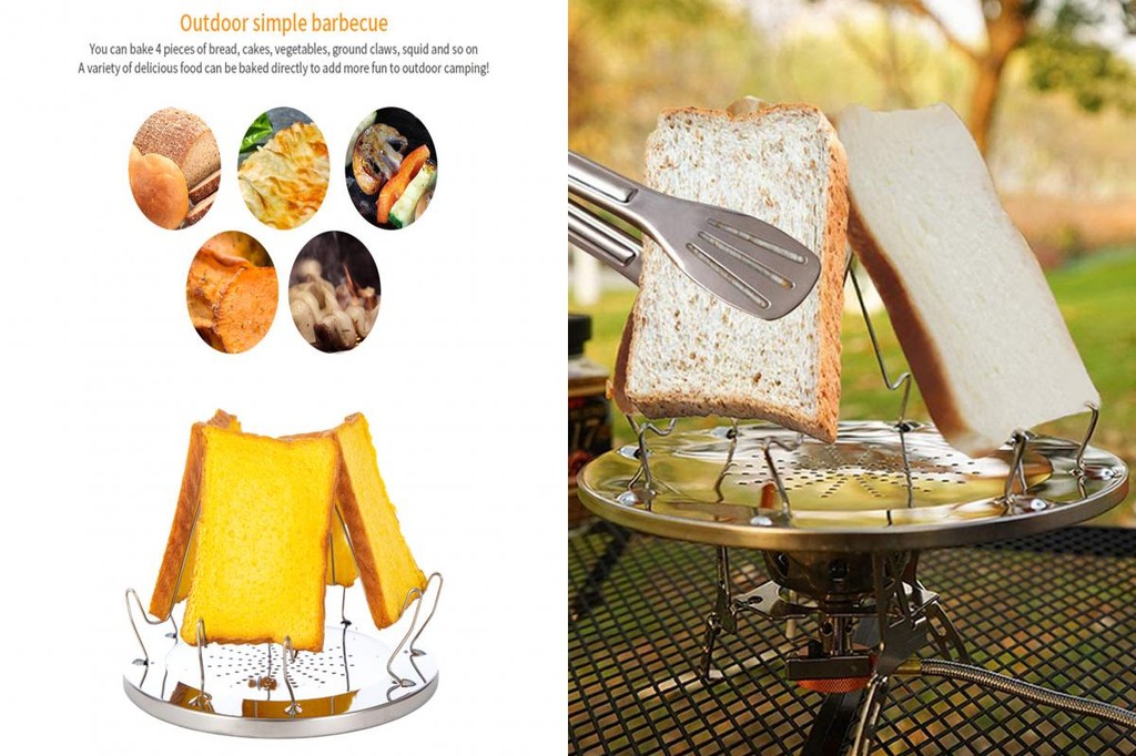 Outdoor Stove Toaster Rust-resistant Camp Portable Stainless Steel ...