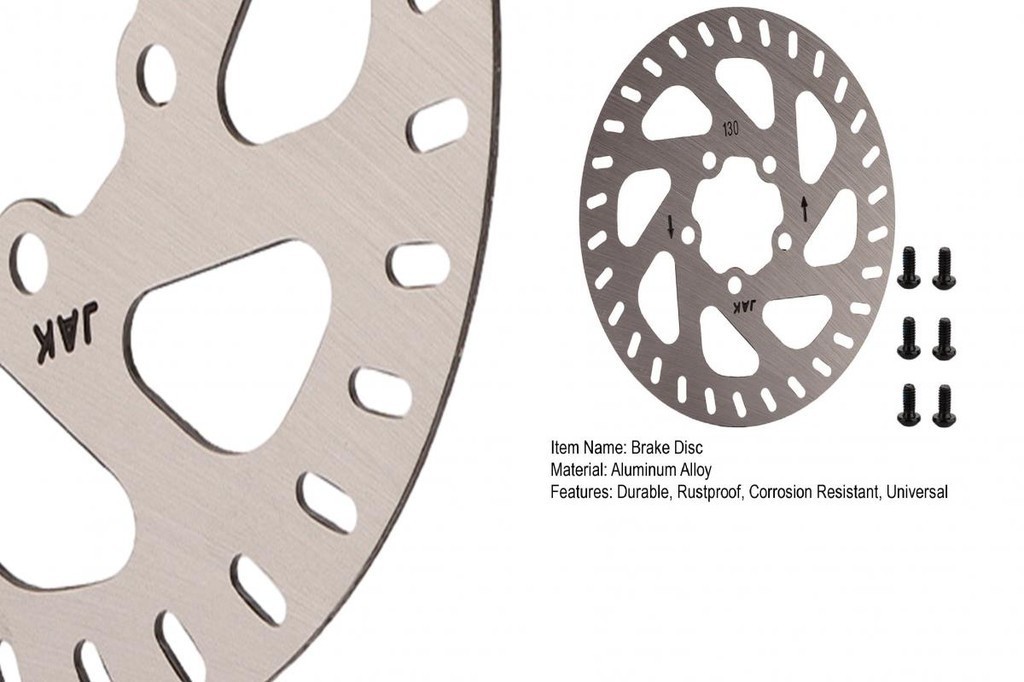 140mm Disc Brake, Stainless Steel 6 Hole Electric Scooter