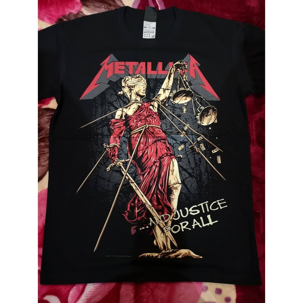 Camiseta Metallica - ...And Justice for All - Frente e Costas | Álbum icônico de 1988 | Alta