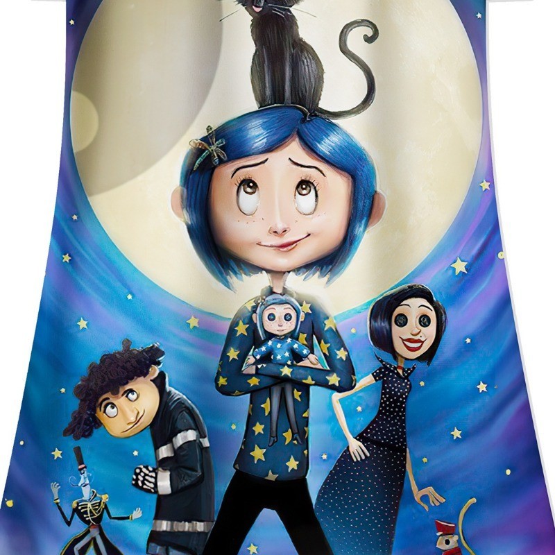 Polka Dot Coraline Pijama Coraline 100% Silk Pajamas Set X Small