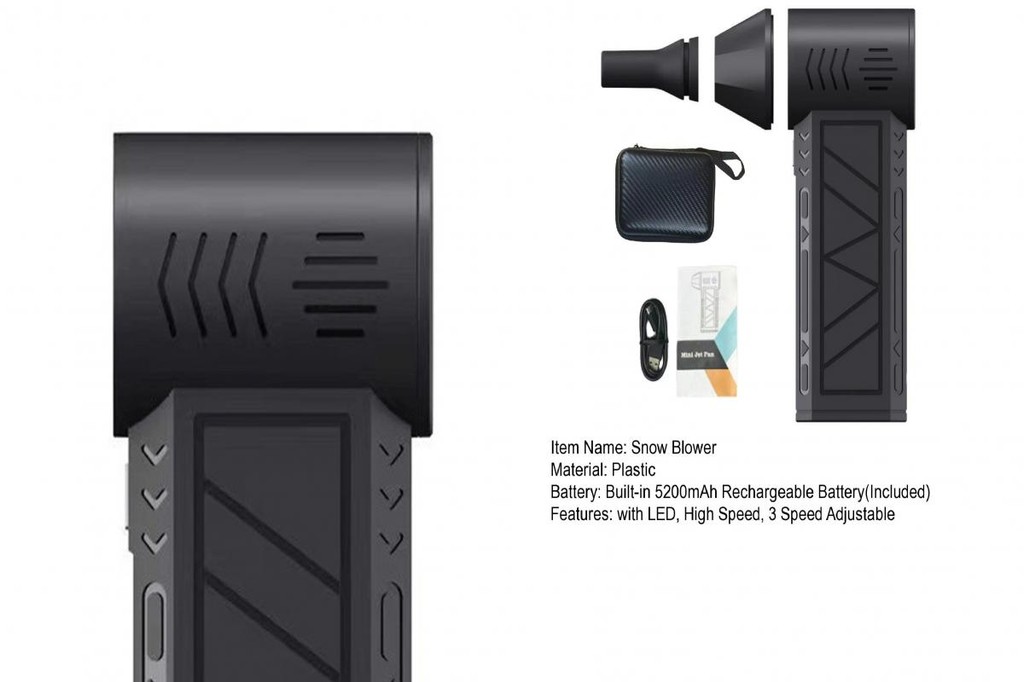 Mini Electric Snow Blower Handheld Air Duster Turbo Blower With LED High – Buy The Best Products In The Online Store