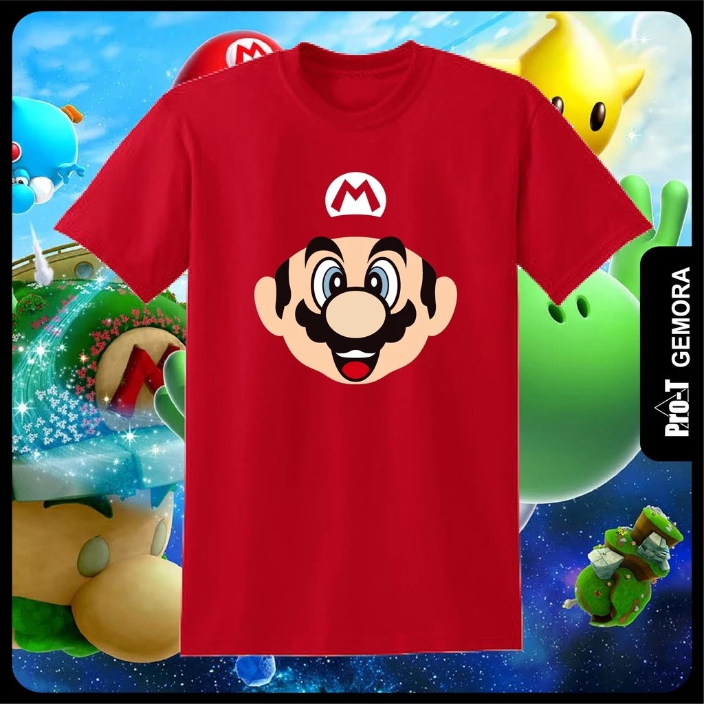 Camiseta Roja De Dibujos Animados De NINTENDO MARIO Para Niños Y ...