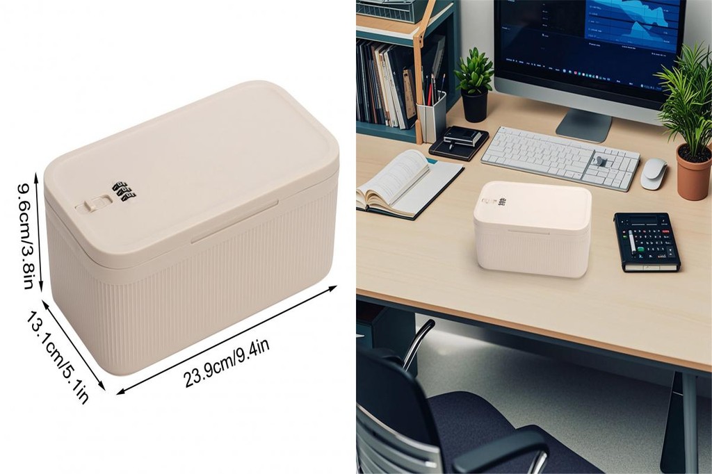Portable Password Storage Container Lock Box Secure Lockable with for ...