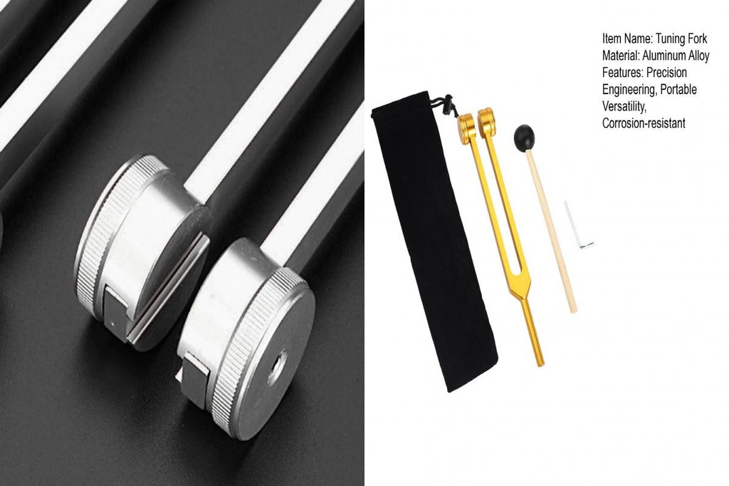 Meditation Tuning Fork Aluminum Alloy 128 Hz Healing Set for Stress ...