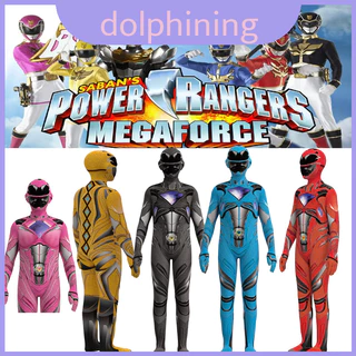 Disfraz De Power Ranger Azul Para Adulto, Morphsuit De Poliéster Con Cremalleras Dobles Y Costuras Reforzadas, Tallas S A XXL, Lavado A Mano