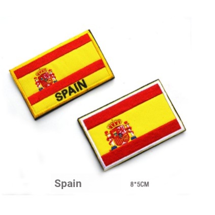 Pegatina Tela Bandera de España 1,5cm