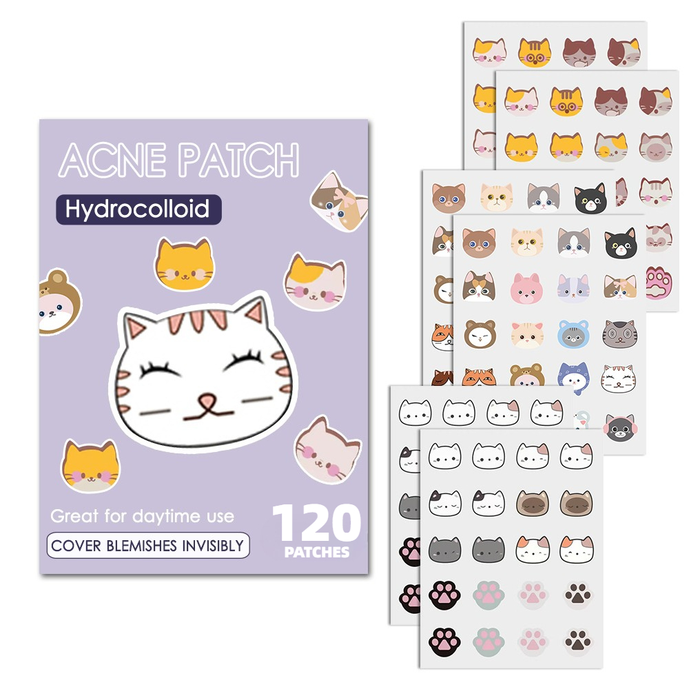 120pcs Parche Ance para La Cara, Parches Hidrocoloides para Cubrir ...