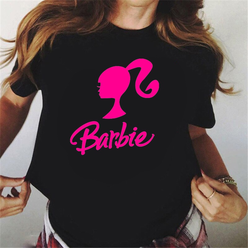 Ropa Camiseta Barbie Mujer Nueva Moda Barbie Camiseta Mujeres