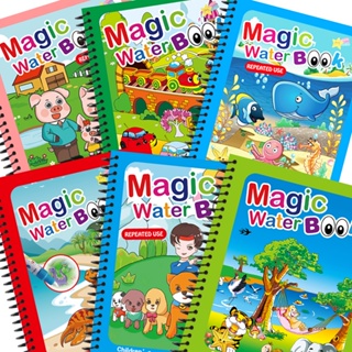 Libros Colorear Agua Niños Pequeños Accesorio Garabatos Agua
