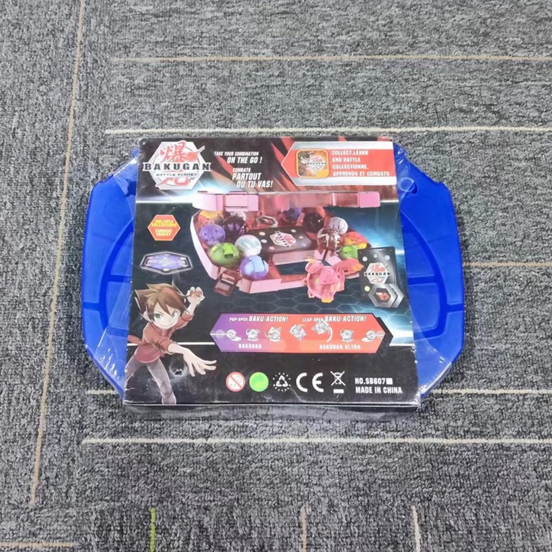 Juego Niños Estuche De Almacenamiento Bakugan Rojo - Incluye