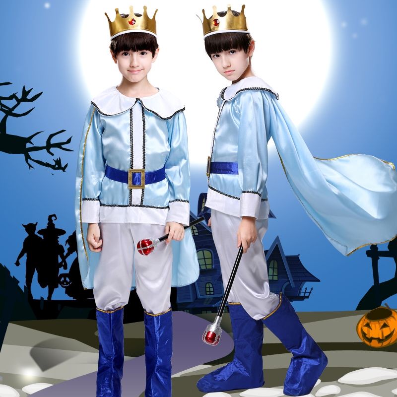 Disfraz De Príncipe Niños Halloween Ropa De Niño Rey Cosplay Disfraz ...
